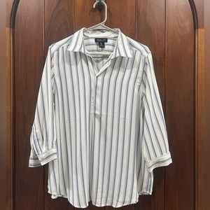 EUC Rachel Zoe striped pullover blouse